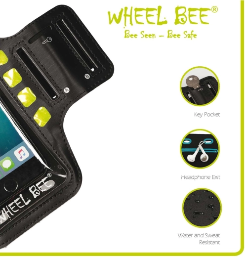 Wheel-Bee bėgimo dėklas ant žasto su LED Night Hawk