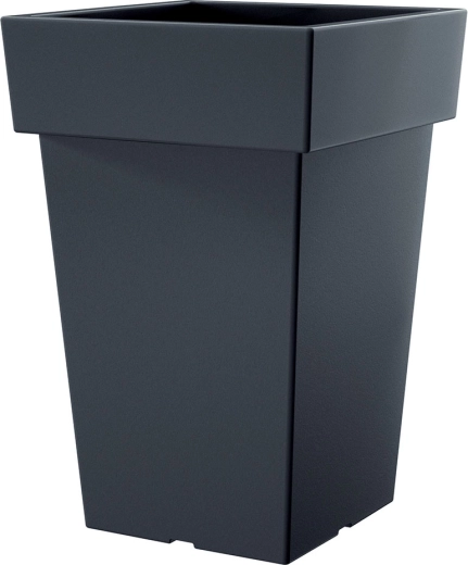 Tall Lofly Square Planter Anthracite 19.3 × 19.3 × 29.3 cm