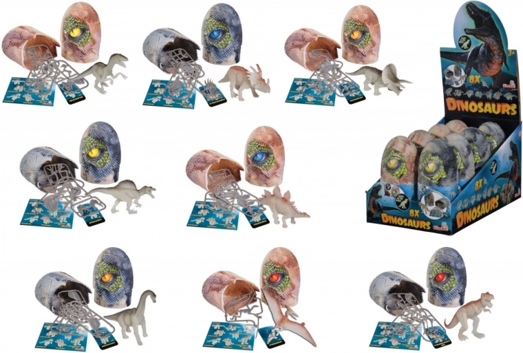 Dinosaur Figure in an Egg – Glows in the Dark, 8 Types