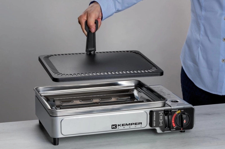 Even heating thanks to a 2.8 kW U-burner