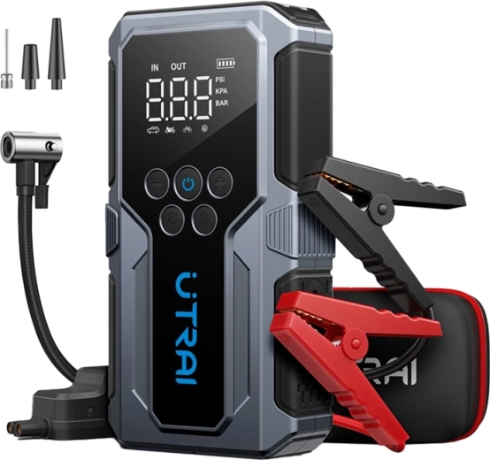 UTRAI JS9 multifunction car jump starter with compressor and power bank