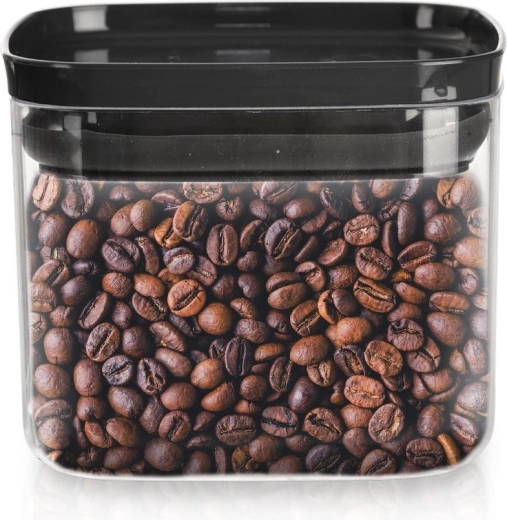 Square storage container with lid and silicone seal 700 ml