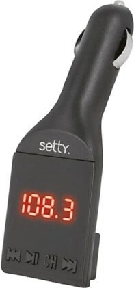 Setty Bluetooth FM transmitter for car black - 1 piece
