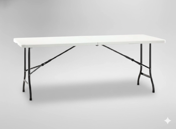 Folding outdoor and catering table 180 × 70 × 74 cm