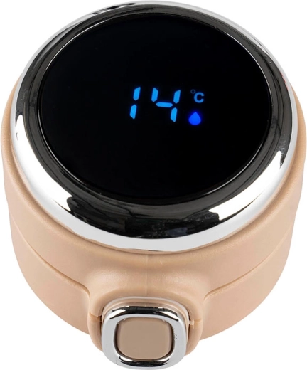 LED display with thermometer on the lid