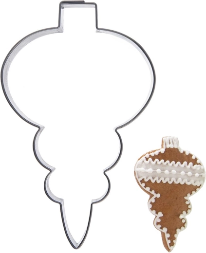 Metal cookie cutter – Christmas ornament topper 8.8 cm