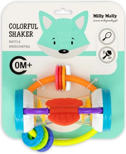 Milly Mally barškutis Shaker su kramtuku kūdikiams