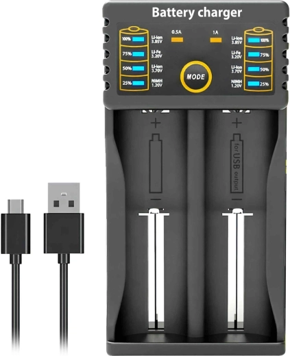 LiitoKala Lii-202 smart battery charger with power bank function - 1 piece