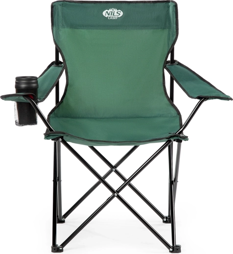 Folding camping chair NILS CAMP, green