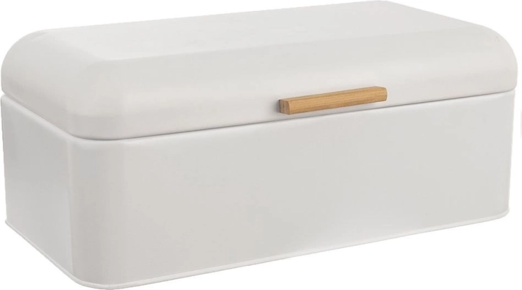 Metalinis duoninė WHITELINE, balta, 42 × 24 × 16,5 cm