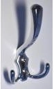Romana I Coat Hook chrome 77 × 130 mm