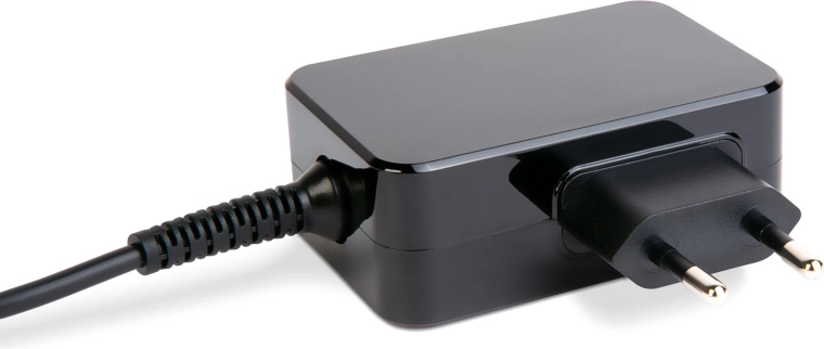 USB-C tinklo adapteris 65 W su 1,8 m kabeliu, juodas