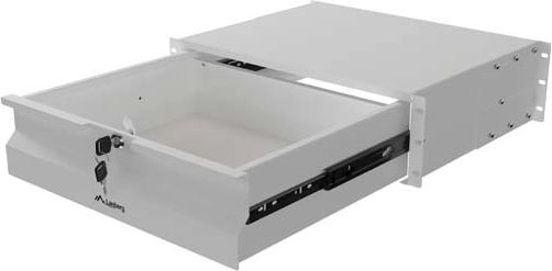 Lanberg rack drawer 19" 3U 360 mm gray