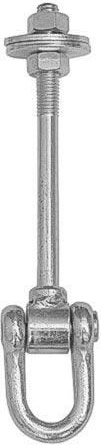 Supynių kablis M12 x 130 mm, keliamoji galia 70 kg