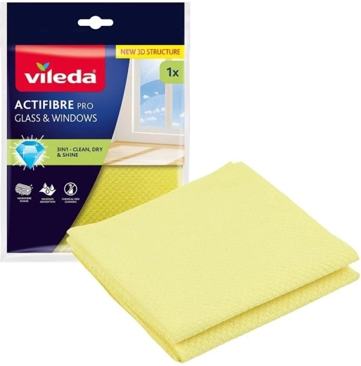 Vileda Actifibre Pro šluostė stiklui ir langams – 1 vnt.