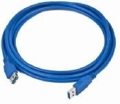 USB 3.0 AM–AF prailginimo kabelis 3 m, mėlynas