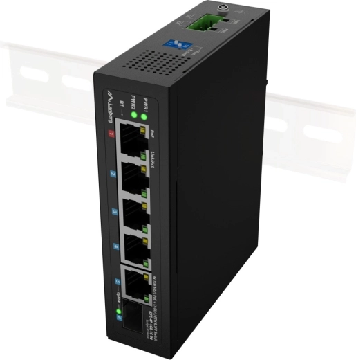 Industrial DIN-rail design and redundant power