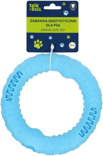 Blue dental toy for dogs