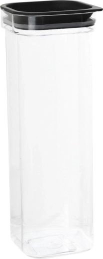 Airtight container for dry foods HAMBURG 1.7 l with black lid