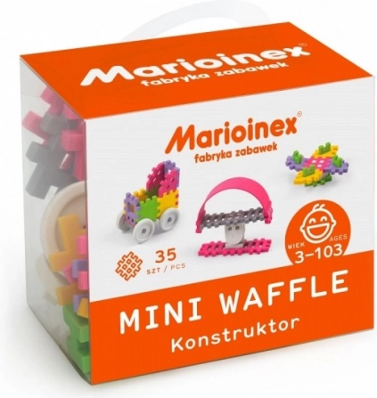Mini Waffle Building Set 35 pcs for Girls
