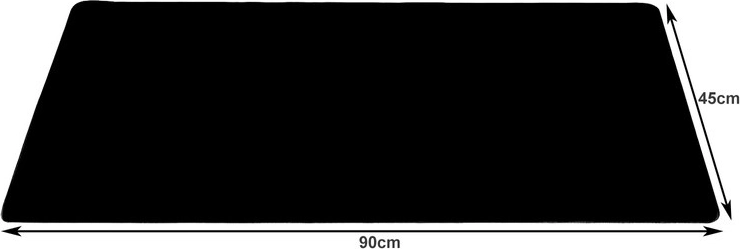 XXL dydis 90 × 45 cm klaviatūrai ir pelei