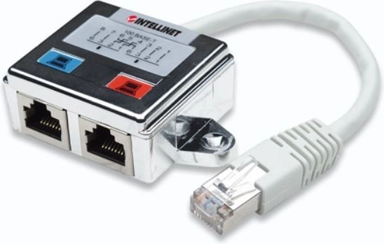 Ekranuotas RJ45 x2 skirstytuvas