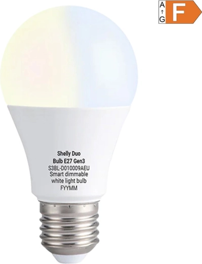 Shelly Duo Bulb Gen3 išmanioji LED lemputė E27