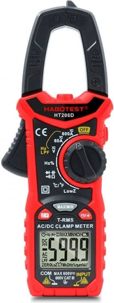 Digital clamp multimeter Habotest HT206D True RMS with NCV and LPF