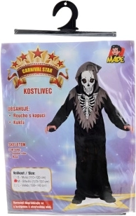 Vaikiškas karnavalinis kostiumas skeletas 120–130 cm