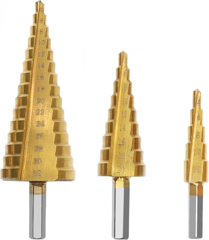 One drill bit for multiple diameters
