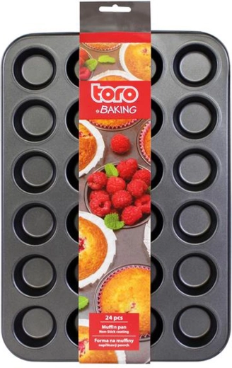 24-cup muffin pan 38.5 × 26 × 2.2 cm