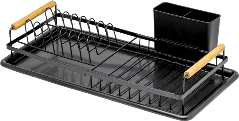 Bamboo handles and drip tray