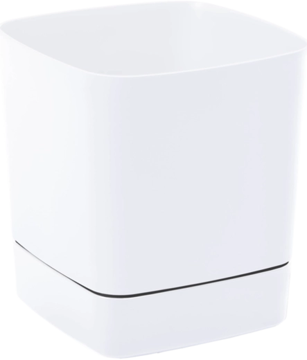 CLIMA planter with saucer 25 × 25 cm white