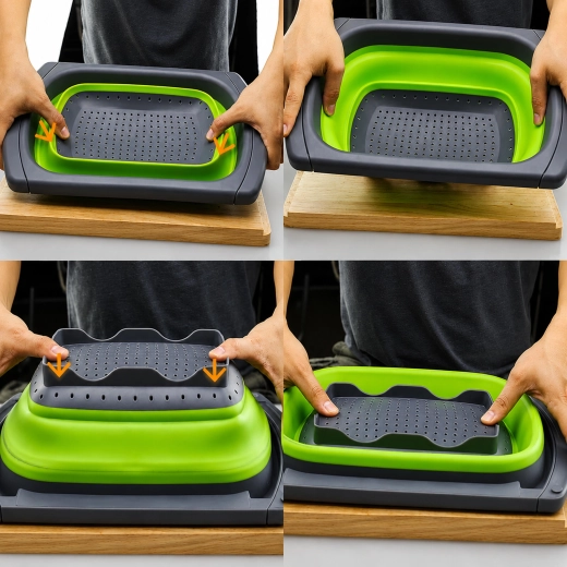 Foldable design saves space