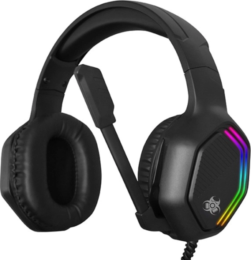 Žaidimų ausinės Tracer Gamezone X3 su mikrofonu ir RGB apšvietimu
