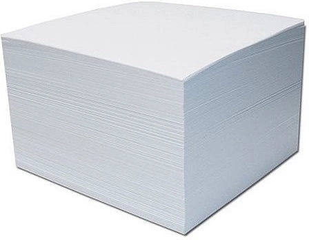 Pad of self-adhesive notes 9 × 9 × 4.5 cm