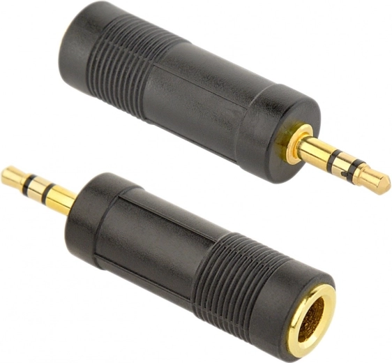 Audio adapteris 6,35 mm į 3,5 mm (stereo)