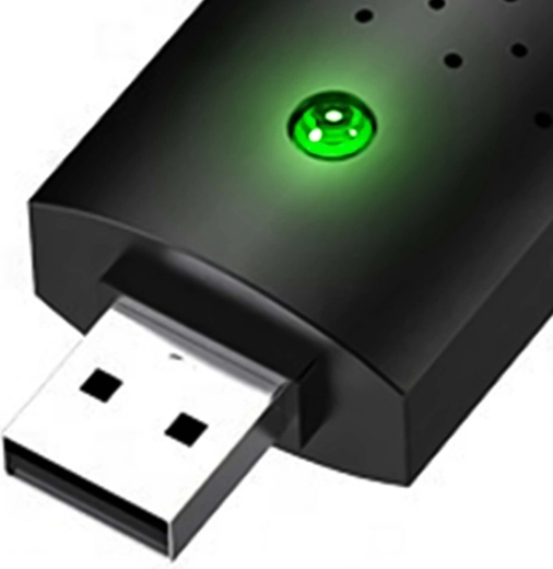 Simple USB connection and compact design