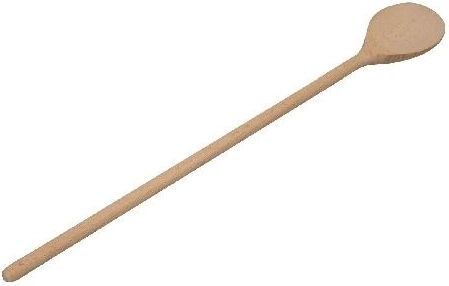 Round wooden cooking spoon 30 cm