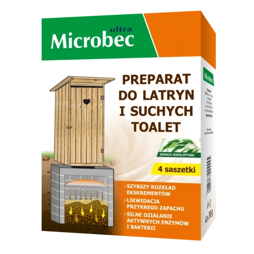 Microbec biologinis preparatas duobinėms ir sausoms tualetams su eukaliptu