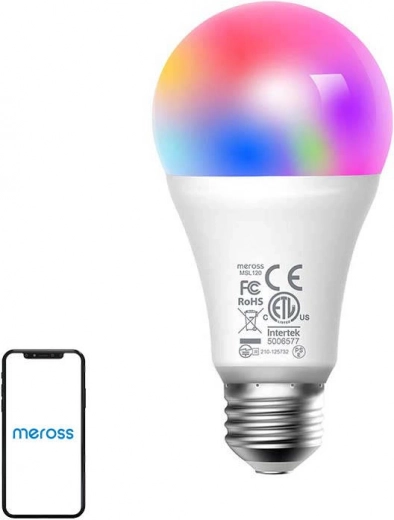 Išmanioji LED lemputė Meross MSL120 su WiFi ir HomeKit suderinamumu