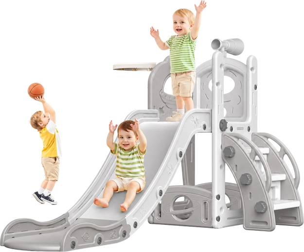 Children’s free-standing indoor slide with ladder - 1 piece