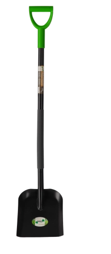 Bulk shovel with 120 cm steel handle