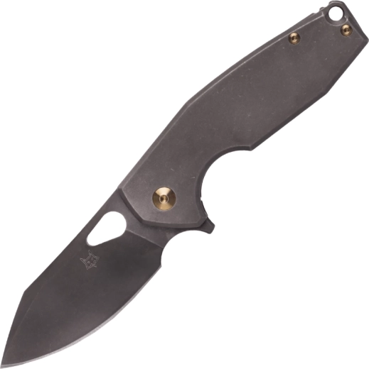 Kišeninis peilis FOX Yaru 7 cm, titanas, bronza, Stonewash PVD