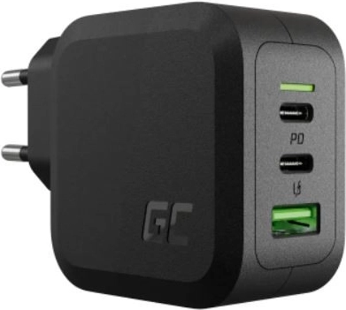 Green Cell PowerGaN 65 W įkroviklis su USB‑C PD ir USB‑A QC