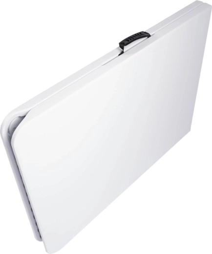 Folding into a suitcase with a handle