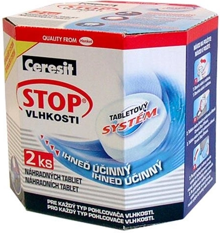 Refill for Moisture Absorber CERESIT AERO 360 – 2× 450 g Tablet