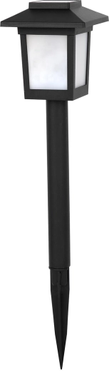Solar garden lamp 10 LED, 36 cm, black