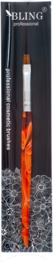 Profesionalus gelinis teptukas Bling, dydis 6 – Marmurinis