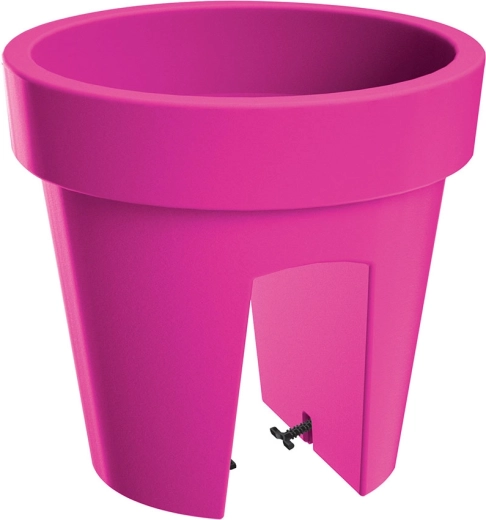 Gėlių vazonas ant turėklų Lofly Railing 24,5 cm – fuksijų spalvos